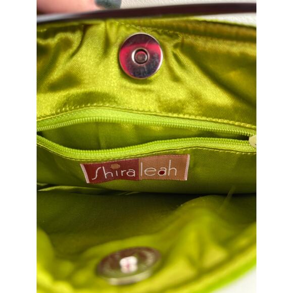 Shiraleah Lime Green Black Handle Mini Bag Handbag Y2K 2000s Inspired Chic Retro - Picture 3 of 6